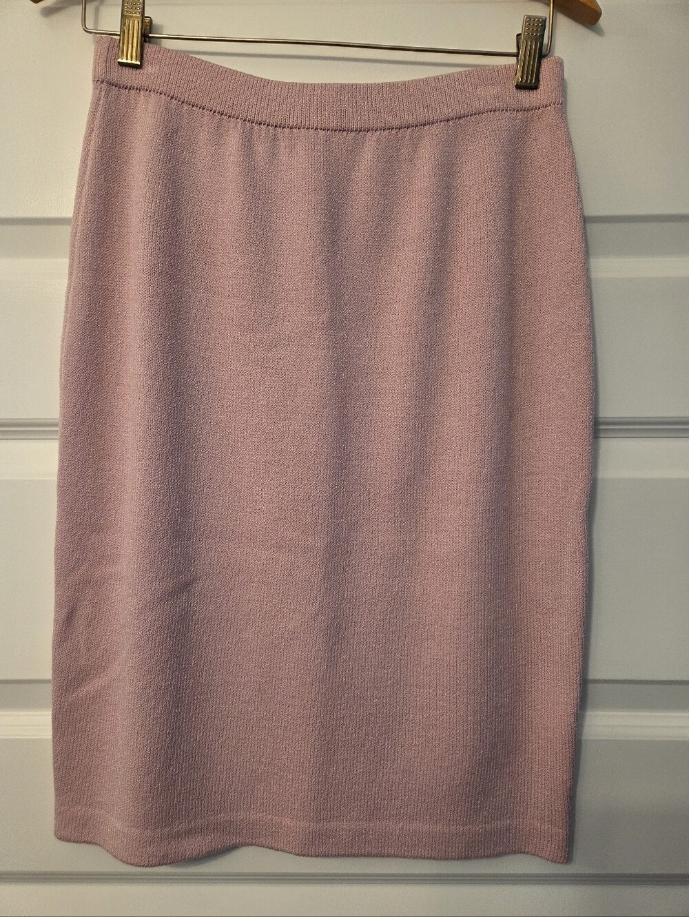 Soft Pink St. John Knit Skirt